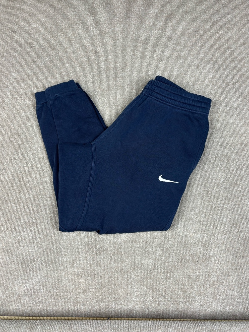 Nike Sweatpants Mens Medium Navy Fleece Joggers Casual Elastic Waist 826431-451